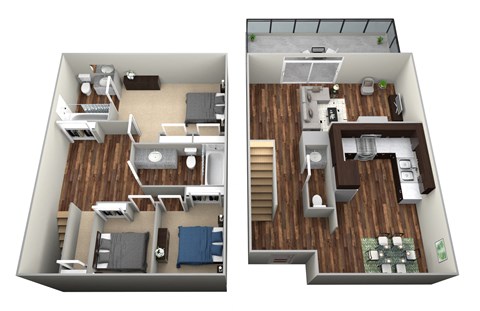 3x2 floorplan